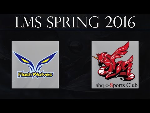 [Highlights] AHQ vs FW G2 | ahq e-Sports Club vs Flash Wolves Game 2 (14.01.2016) | LMS Spring 2016