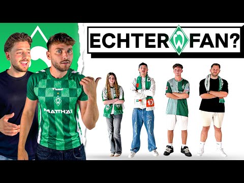 1 Werder Bremen fan vs. 4 fake fans | Who's the real one?