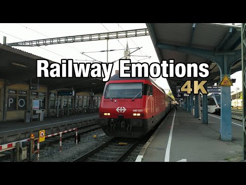 🚆 4K Führerstandsmitfahrt von Deutschland in die Schweiz im Herbst (IR75 Konstanz - Zürich)