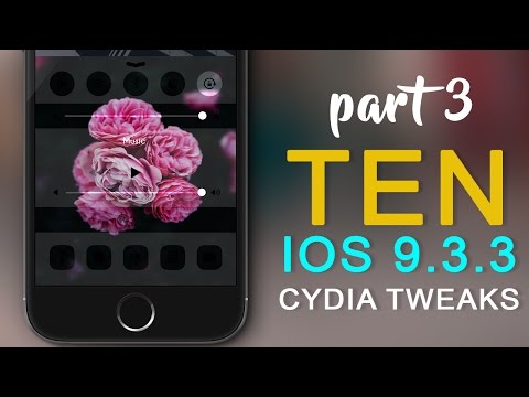 PART THREE | TEN BEST CYDIA TWEAKS FOR iOS 9 - 9.3.3 (Jailbreak Cydia Tweak)