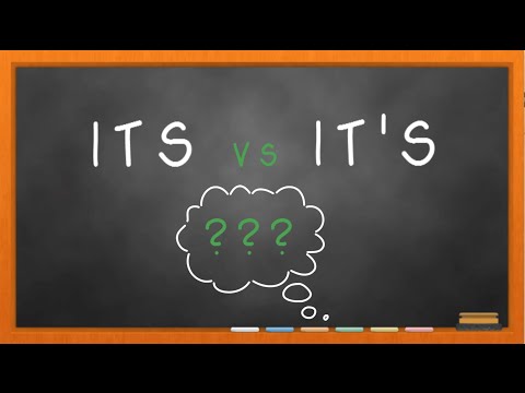 Its vs It's - Difference between Its and It's