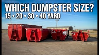 Dumpster Sizes Explained in Dallas | 15, 20, 30 & 40 Yard Dumpsters (DFW Guide)