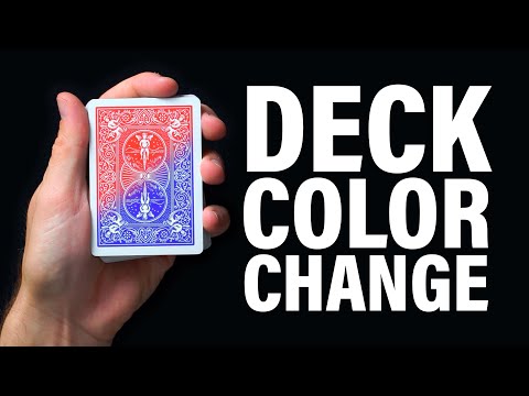 COLOR CHANGING DECK - Magic Trick Tutorial