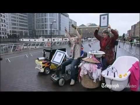 The fastest toilet and speediest mobility scooter - bizarre attempts at Guinness World Records