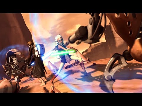Second Battle of Geonosis - The Wall Fortress [4K HDR] - Star Wars: The Clone Wars