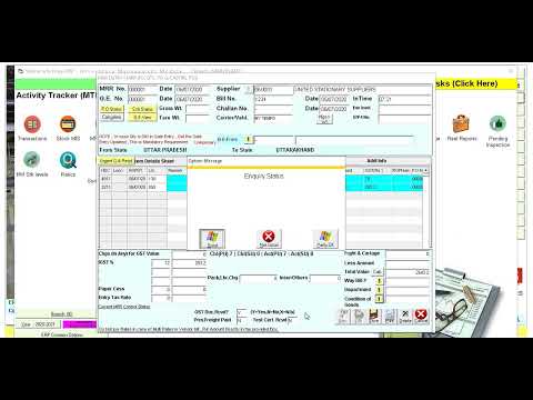ERP MRR GRN Entry System , Need Process Benefits ,Finsys ERP Videos 8