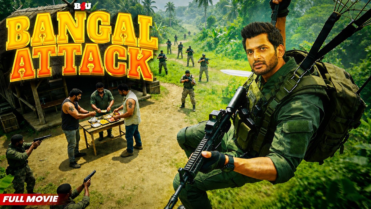 BENGAL ATTACK (HD) - VISHAL NEW RELEASE SOUTH HINDI DUBBED MOVIE 2026 - NEW MOVIE CHAKRA KA RAKSHAK