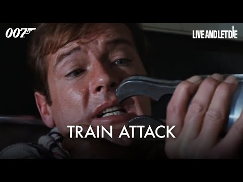 LIVE AND LET DIE | 007 Train Fight – Roger Moore | James Bond