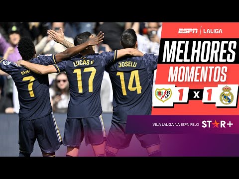 Gols e lances de Rayo Vallecano x Real Madrid