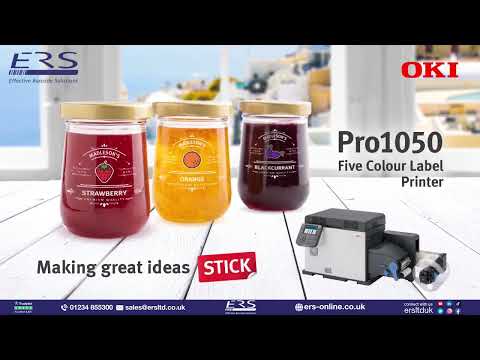 Image of OKI Pro1050 Five Colour Label Printer - White Ink video thumbnail