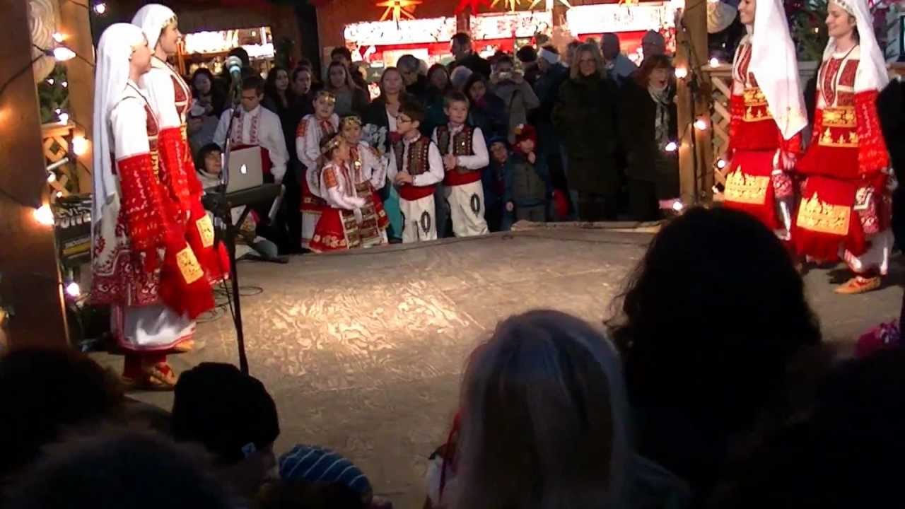 Traditional Bulgarian Dancing at Vancouver Christmas Market