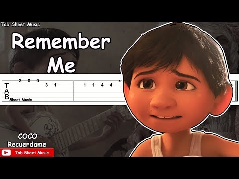 Coco - Remember Me (Recuerdame) Guitar Tutorial Video