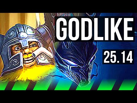 OLAF vs NOCTURNE (JGL) | 8/1/4, Godlike | NA Grandmaster | 25.14