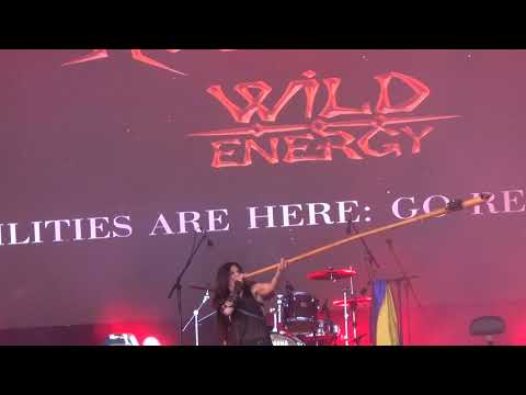 ESCKAZ in Lisbon: Ruslana (Ukraine) - Wild Energy intro (at Eurovillage)