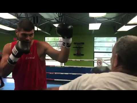 FILIP HRGOVIC showing skills on pads with Pedro Diaz!!
