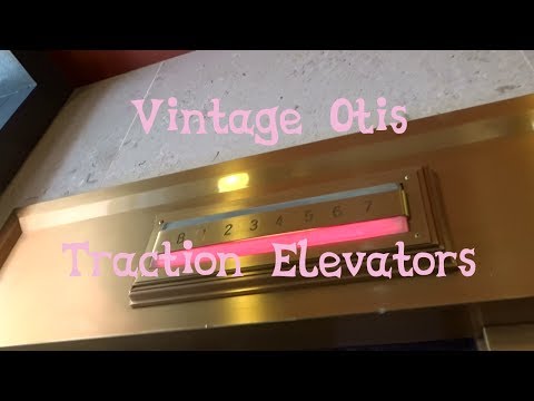 (1080p Take) Otis Traction Elevators @ US Bank Building in Colorado Springs, CO