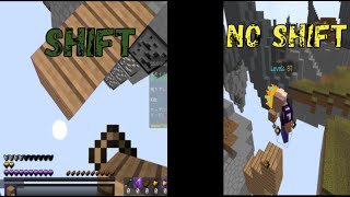 【マインクラフト】超簡単ノーシフト・半シフトのやり方