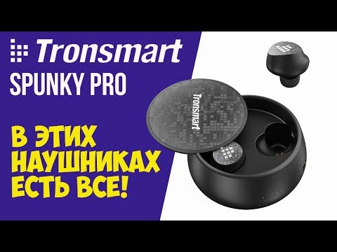 БЕСПРОВОДНЫЕ НАУШНИКИ TRONSMART SPUNKY PRO - ОТЛИЧНЫЕ УШИ С РЕГУЛИРОВКОЙ ГРОМКОСТИ