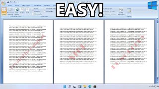 How to put watermark on all pages in MS Word (SIMPLE)