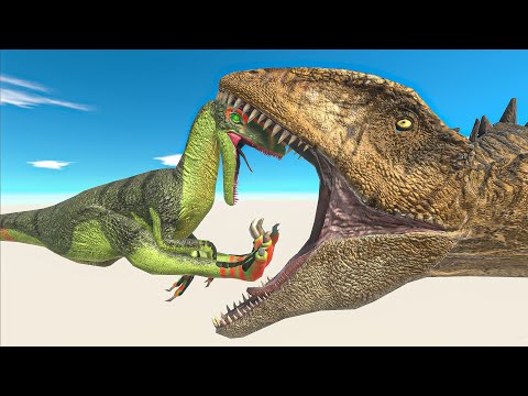 Escape From Carcharodontosaurus - Animal Revolt Battle Simulator