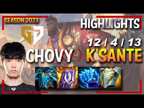 GEN Chovy K'SANTE Mid - HIGHLIGHTS - KR Ranked