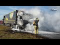 A1 bij Oldenzaal weer vrij na vrachtwagenbrand