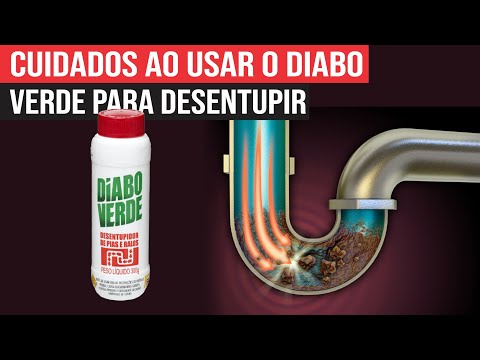 Precautions you should take when using Diabo Verde to unclog pipes