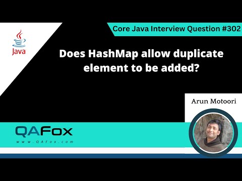 Does Hashmap Allow Duplicate Elements Core Java Interview Question 302