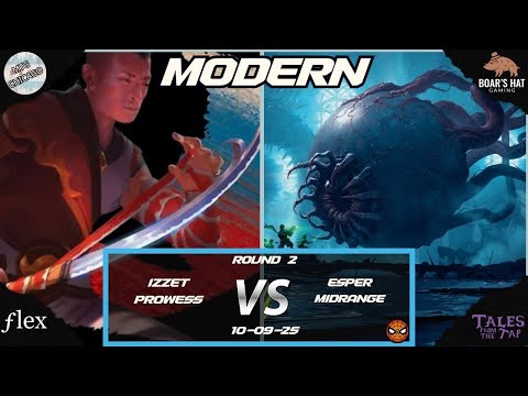 Izzet Prowess VS Esper Midrange   [MTG Modern Round 2]