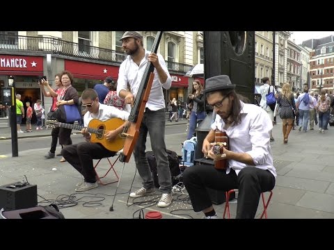 GYPS N' PROGRESS: "J'attendrai" - Busking in London