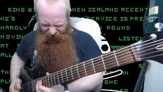 Video thumbnail for OLP MM5 (Music Man Silhouette Bass) Baritone Guitar Test (Metal) by Absaloms Axe