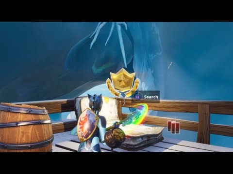 Fortnite Battle Royale - Secret Season 7 Week 5 Battlestar Location (Snowfall Challenges)