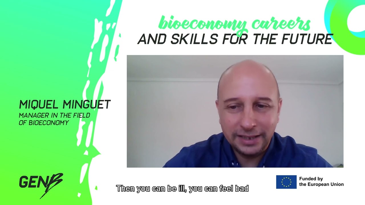 Youtube Thumbnail - Bioeconomy job profiles: meet Miquel Minguet