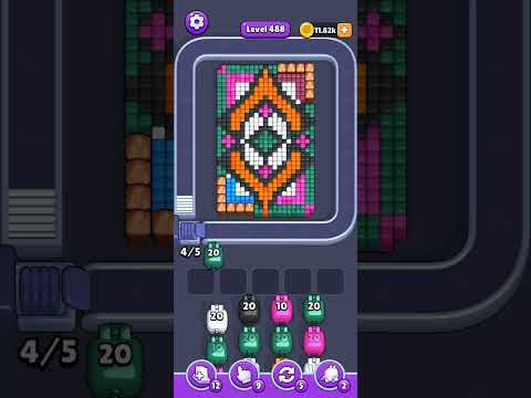 Pixel Flow Level 487 Walkthrough