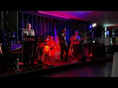 The X5 band at the palm tree holiday camp