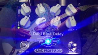 Video thumbnail for Mad Professor Dual Blue Delay multihead demo by Jarmo Hynninen by Mad Professor Pedals