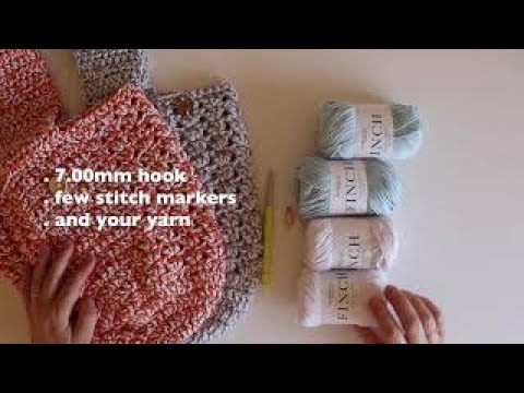 How To Crochet a Cute Spring Bag Step By Step