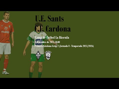 U.E. Sants - C.F. Cardona (08/11/2025)