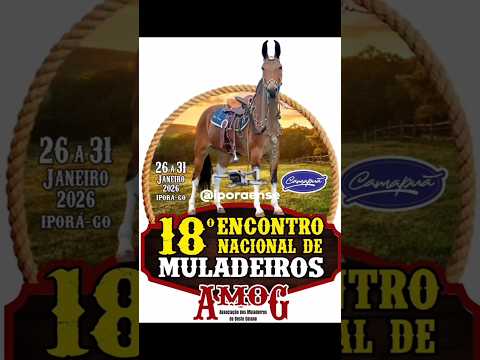 IPORÁ GOIÁS, PROJETO VISÃO AÉREA - 18° ENCONTRO NACIONAL DE MULADEIROS VIDEO 06.