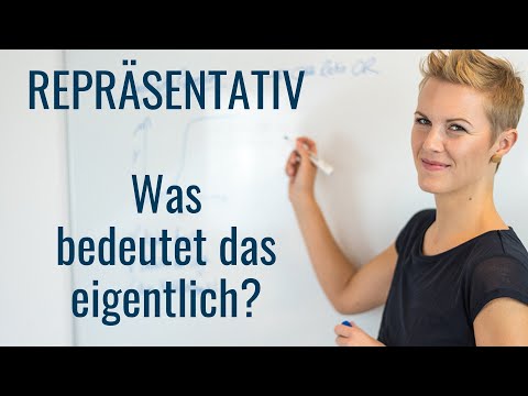 Was bedeutet repräsentativ?