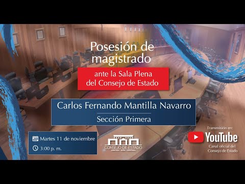 Posesión de magistrados ante la Sala Plena del Consejo de Estado