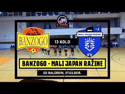 1. ŽMNL: BANZOGO - MALI JAPAN RAŽINE  7:0, 07.02.2025.
