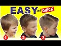 QUICK EASY HOME HAIRCUT TUTORIAL How To Cut Boys Hair With Clippers