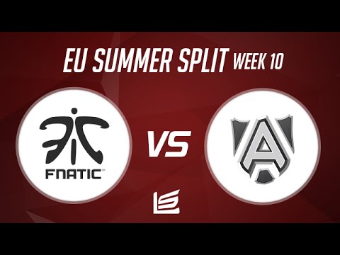 EU LCS 2014 Summer W10D1: Fnatic vs Alliance Highlights