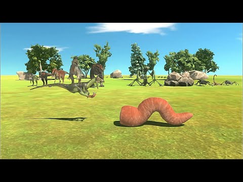 CARNIVORE DINOSAURS VS GIANT INVERTEBRATES Tournament - Animal Revolt Battle Simulator