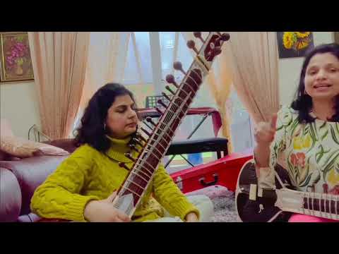Mizrab bol practice on sitar. Da Ra Da Ra and Da Dir Da Ra. मिज़राब बोल  दा रा दिर दिर