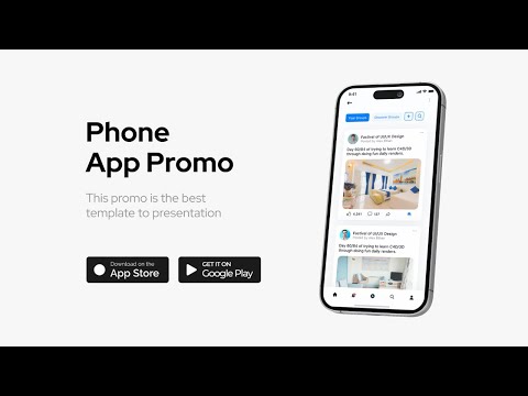 iPhone 14 Pro Apps Promo Video - After Effects Template