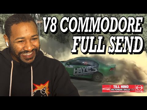 V8 COMMODORE SS RALLY FULL SENDS | REACTION!!!