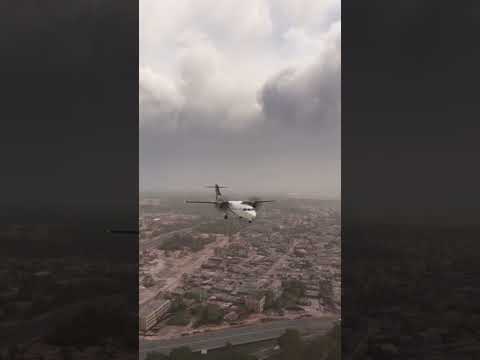 Dangerous Landing in Islamabad International Airport with a ATR 72 PIA Pakistan Airlines