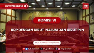 KOMISI VI DPR RI - RDP DENGAN DIRUT INALUM DAN DIRUT PLN